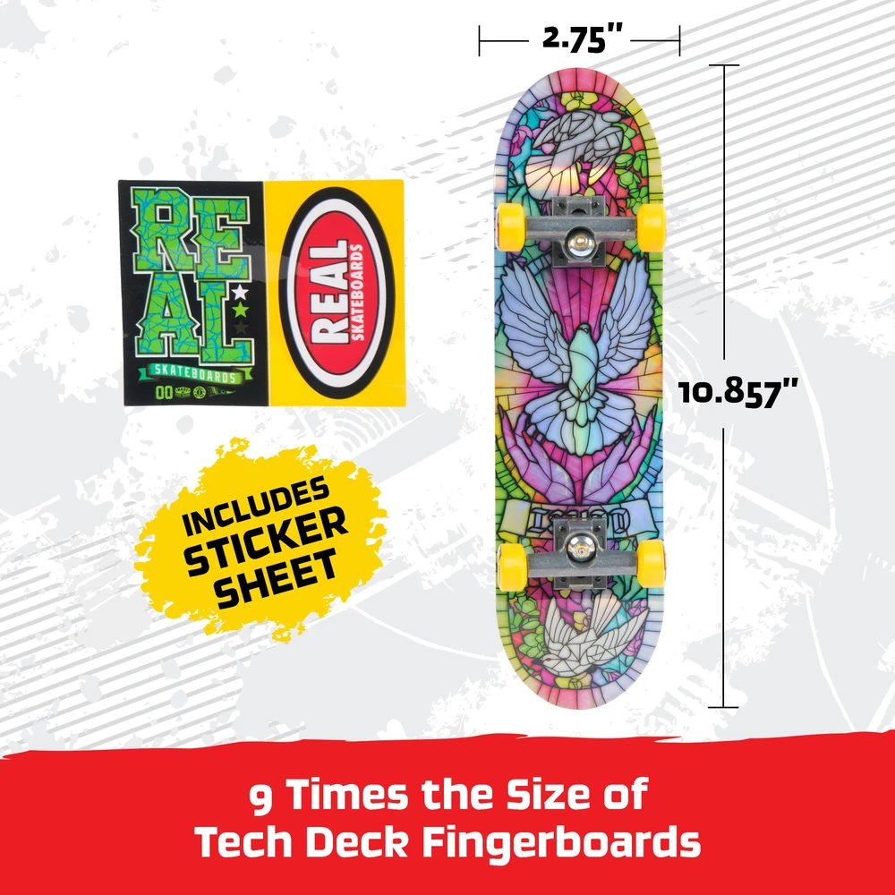 Tech Deck „Real Skateboards“ maksi riedlentė, 27 cm, Tech lenta