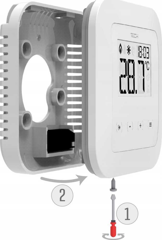 Tech Dviejų būsenų kambario reguliatorius ST-295v2 baltas