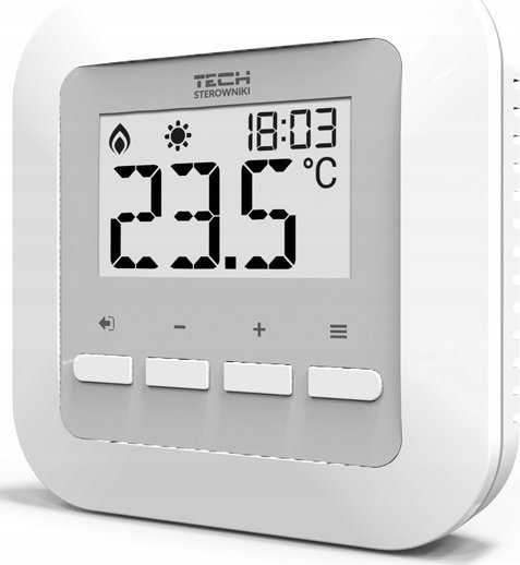 Tech Dviejų būsenų kambario reguliatorius ST-295v2 baltas
