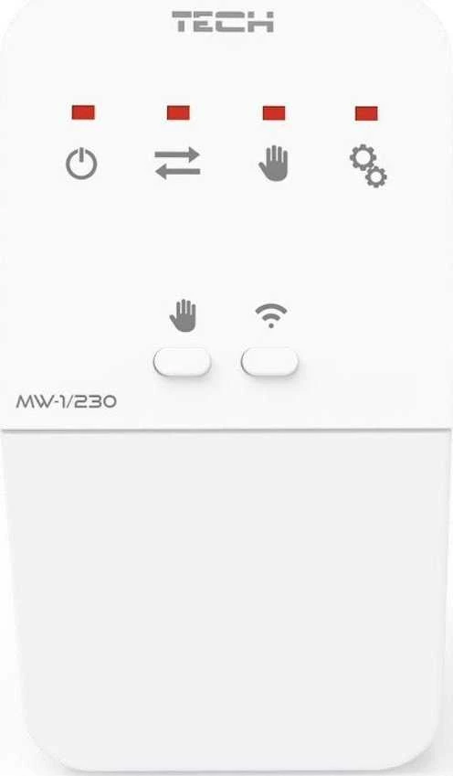 Tech MW-1-230V baltas vykdomasis modulis