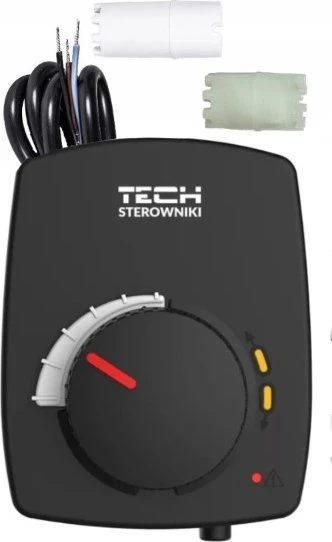 Tech Pavara su 3 taškų signalu 230V AC, sukimosi laikas 120s, su 1,5 m kabeliu juodu