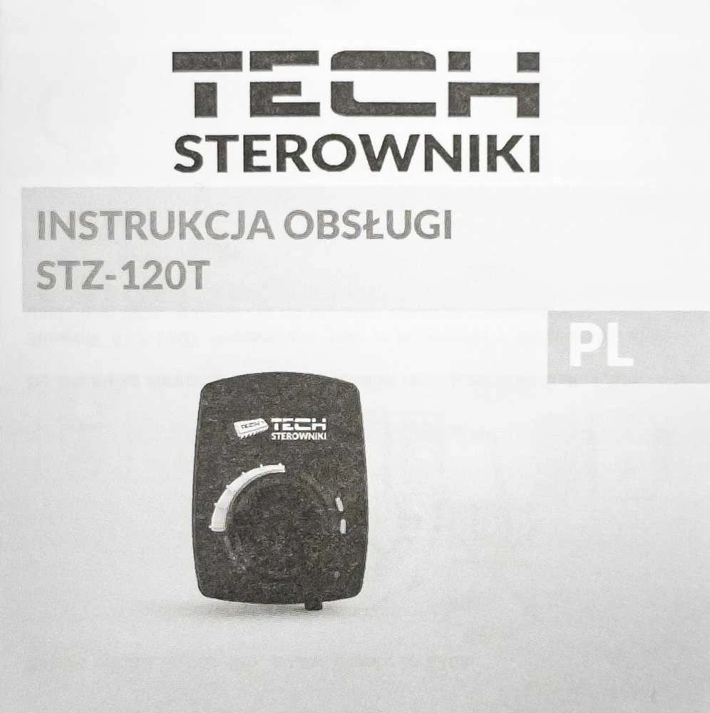 Tech Pavara su 3 taškų signalu 230V AC, sukimosi laikas 120s, su 1,5m juodu kabeliu
