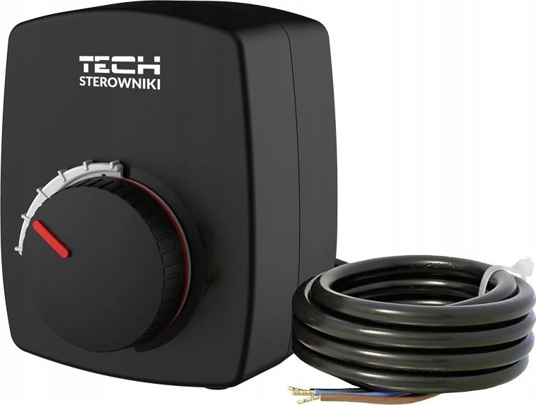 Tech Pavara su 3 taškų signalu 230V AC, sukimosi laikas 120s, su 1,5 m kabeliu juodu