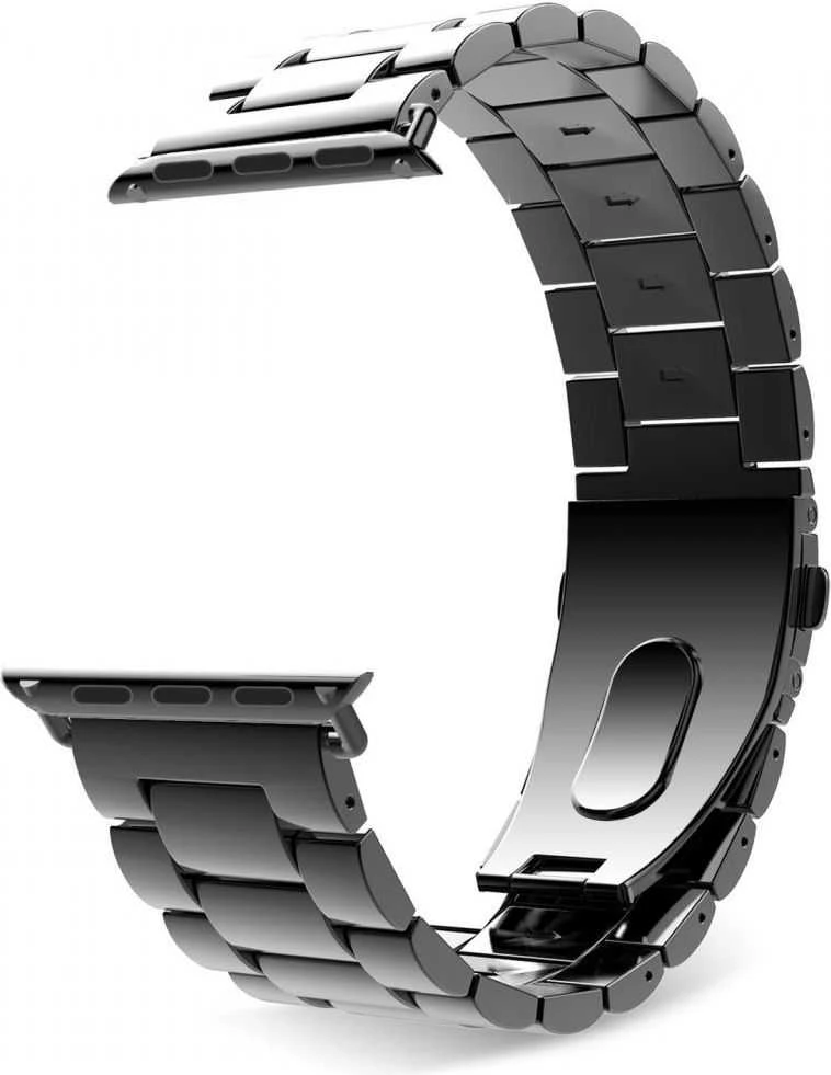 Apyrankė Apple Watch 4 / 5 / 6 / 7 / SE (42 / 44 / 45 mm) Tech-Protect Stainless juodos spalvos