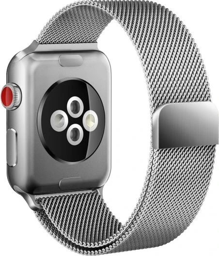 Apyrankė Apple Watch 4 / 5 / 6 / 7 / SE (38 / 40 / 41 mm) Tech-Protect Milaneseband sidabro spalvos