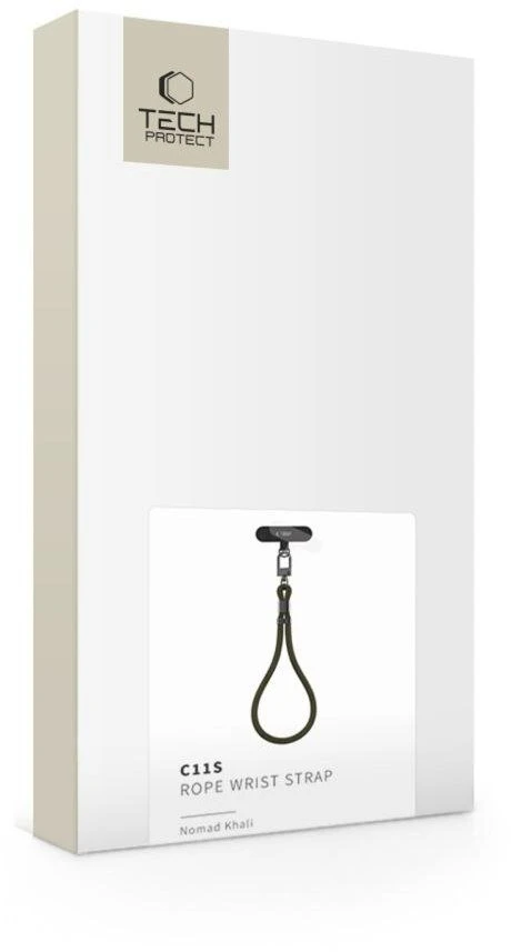 Tech-Protect C11S virvinis riešo dirželis Nomad Khaki