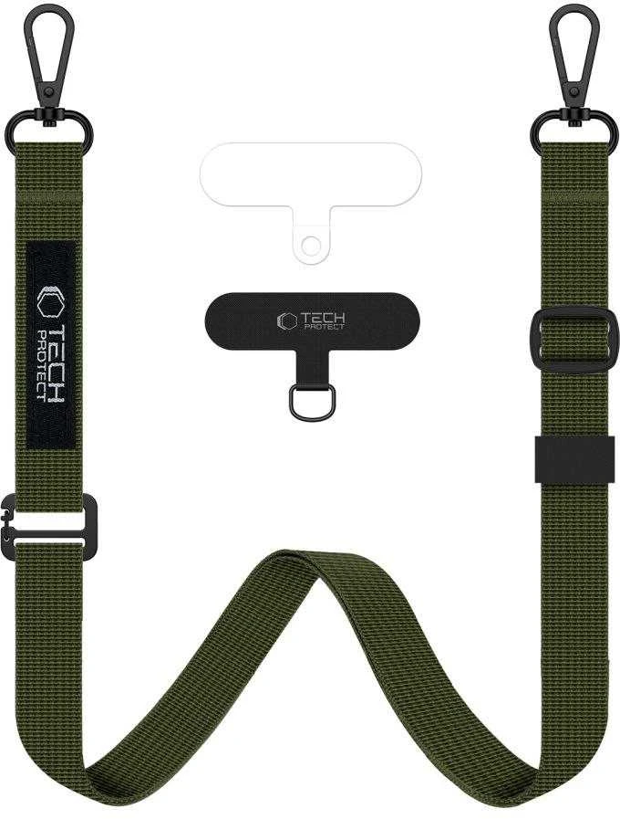 Tech-Protect C65 Rope Crossbody Leash - alyvuogių