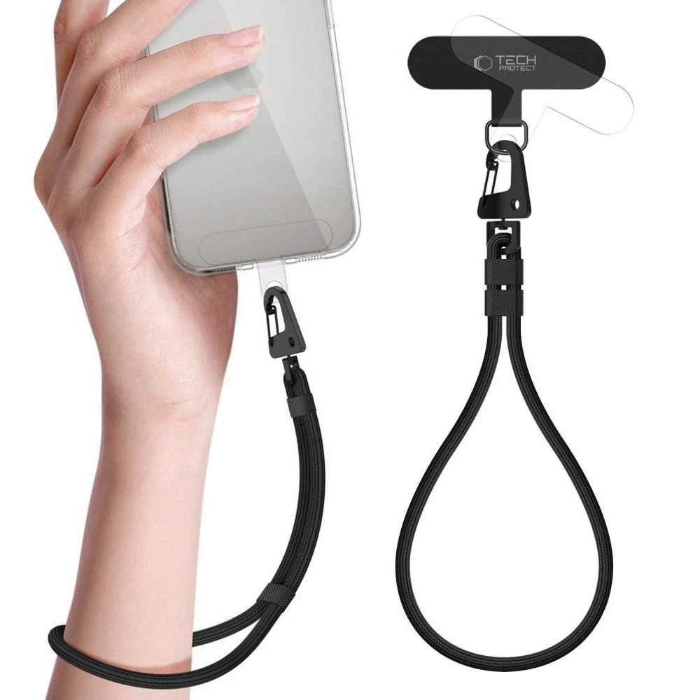 Tech-Protect C8S Leash - Juodas