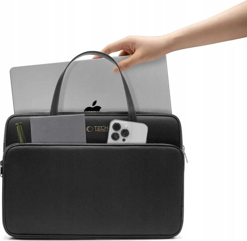 Tech-Protect Carrying Bag for 13-14" Nešiojamas kompiuteris - Juodas