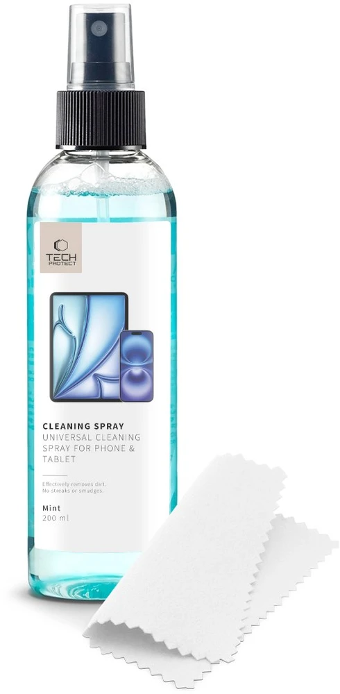 Valiklis Tech-Protect skystis telefonų ir planšečių valymui 200ML Eko Mint
