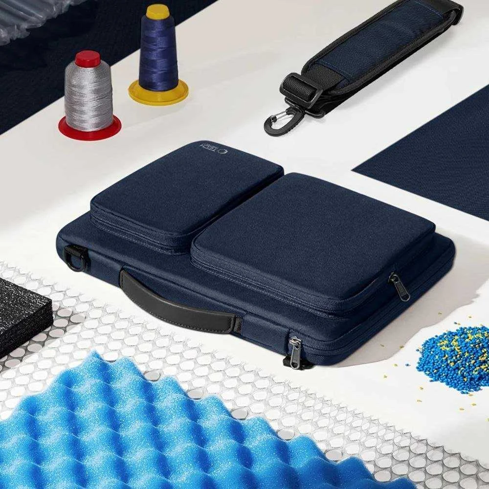 15-16 Tech-Protect Defender Bag Nešiojamas kompiuteris Bag - Mėlyna
