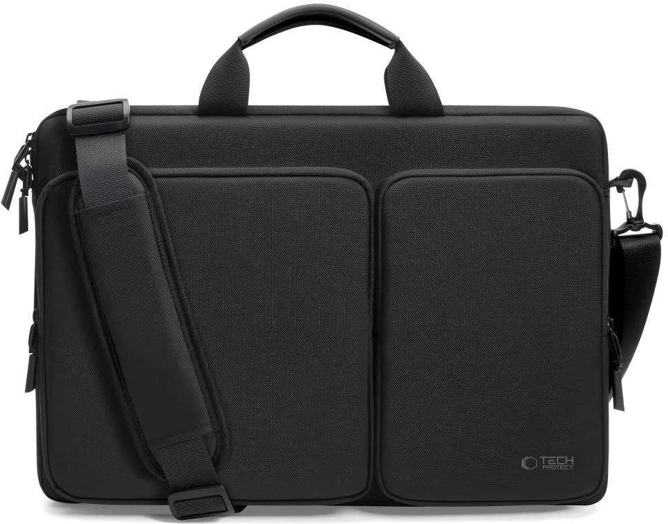 Tech-Protect Defender Bag for 17" Nešiojamas kompiuteris - Juodas