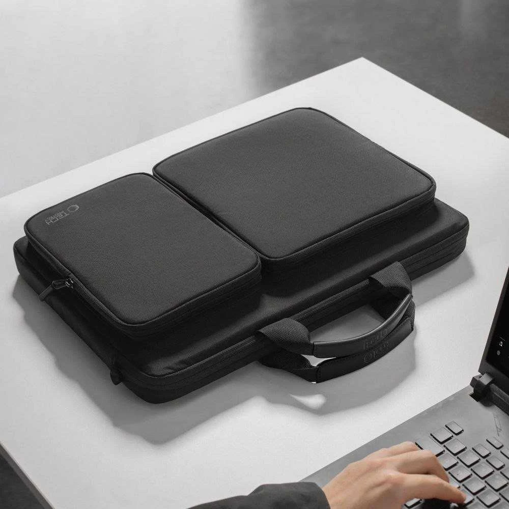Tech-Protect Defender Bag for 17" Nešiojamas kompiuteris - Juodas