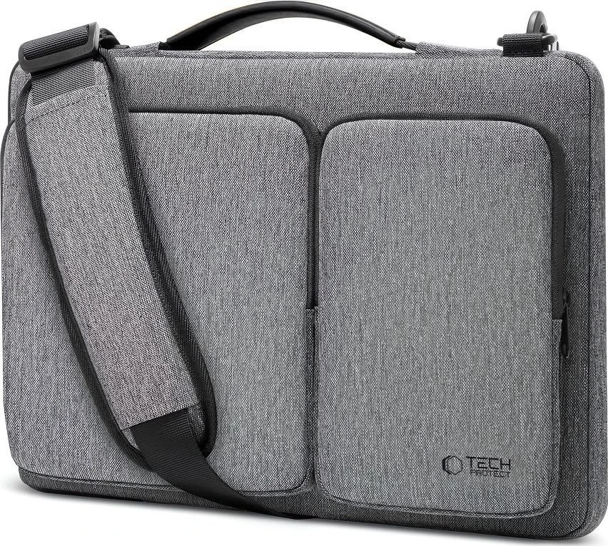 15-16 Tech-Protect Defender Bag Nešiojamas kompiuteris Bag - Gray