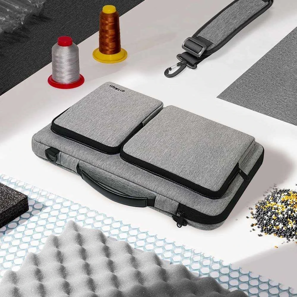 15-16 Tech-Protect Defender Bag Nešiojamas kompiuteris Bag - Gray