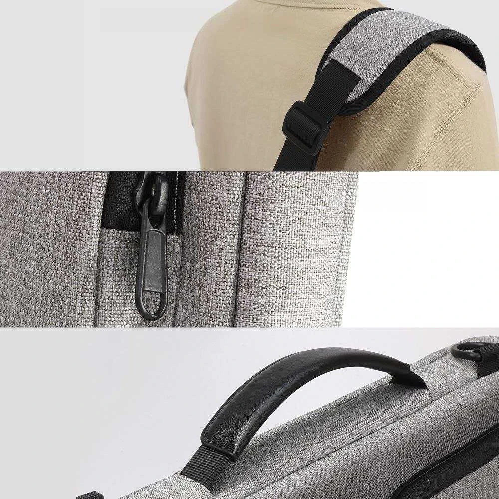 15-16 Tech-Protect Defender Bag Nešiojamas kompiuteris Bag - Gray