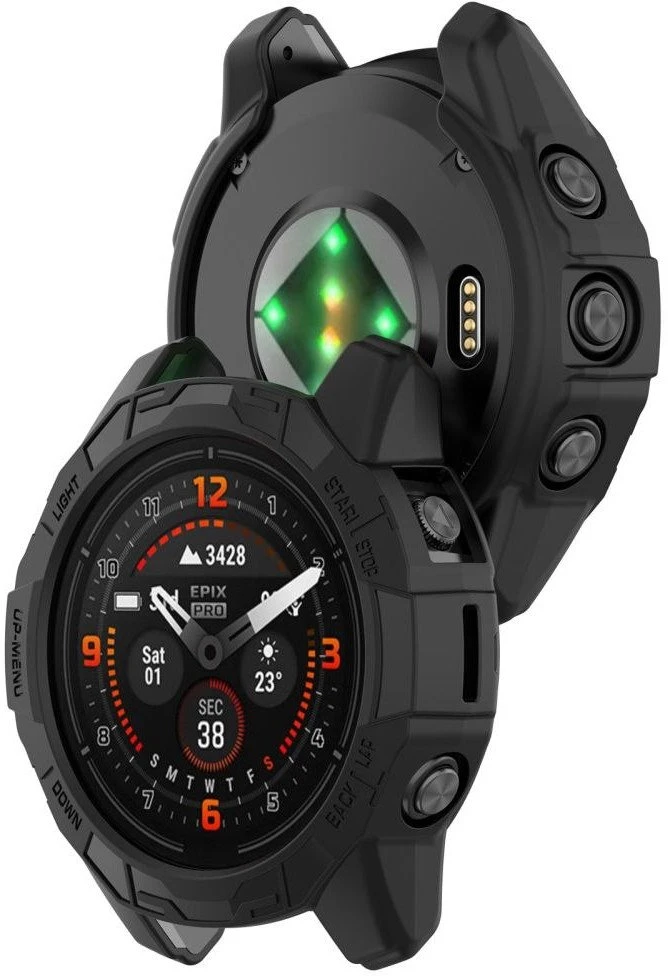 Tech-Protect Defense Air dėklas skirtas Garmin Fenix 7 / 7 Pro – juodos spalvos