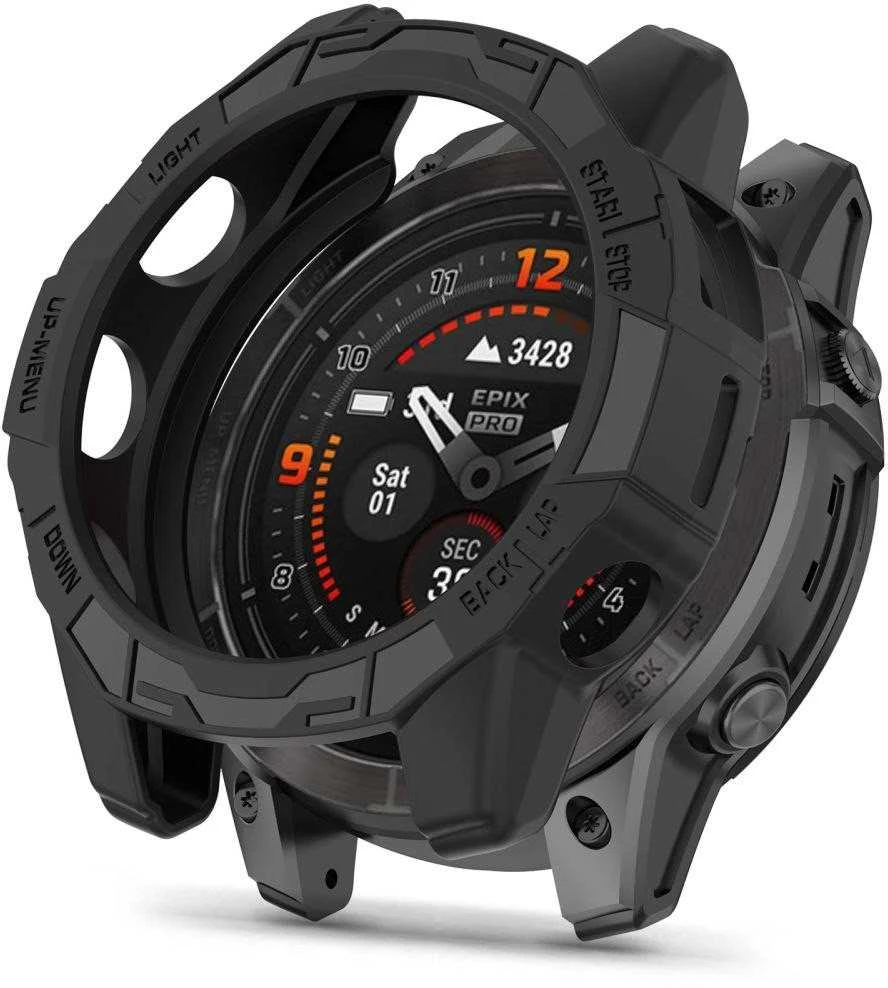 Tech-Protect Defense Air dėklas skirtas Garmin Fenix 7X / 7X Pro – juodos spalvos