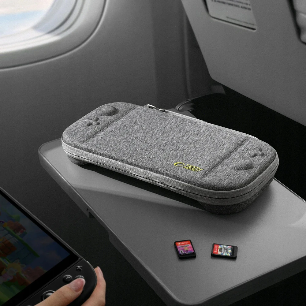 „Tech-Protect Slim“ dėklas, skirtas „Nintendo Switch 2“ – pilkas