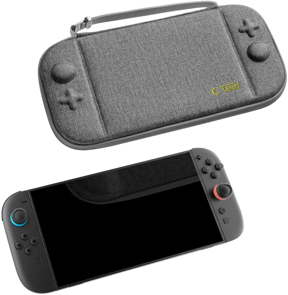 „Tech-Protect Slim“ dėklas, skirtas „Nintendo Switch 2“ – pilkas