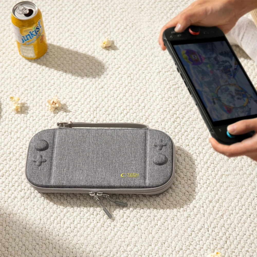 „Tech-Protect Slim“ dėklas, skirtas „Nintendo Switch 2“ – pilkas