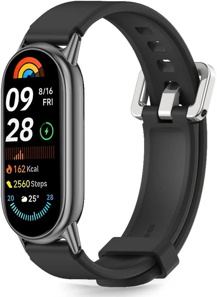 „Tech-Protect IconBand Classic“ „Xiaomi Smart Band 8 / 9 / 10“ / NFC juodos spalvos