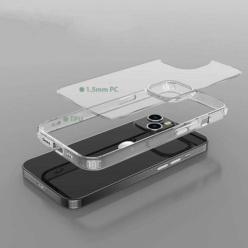 Tech-Protect FlexAir Hybrid Apple iPhone 13 – dėklas telefonui skaidrus