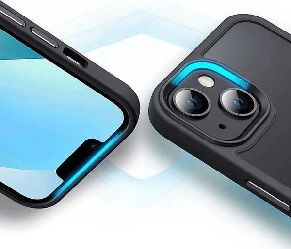 Tech-Protect MagMat MagSafe Apple iPhone 12 Pro Max – matte dėklas telefonui juodos spalvos