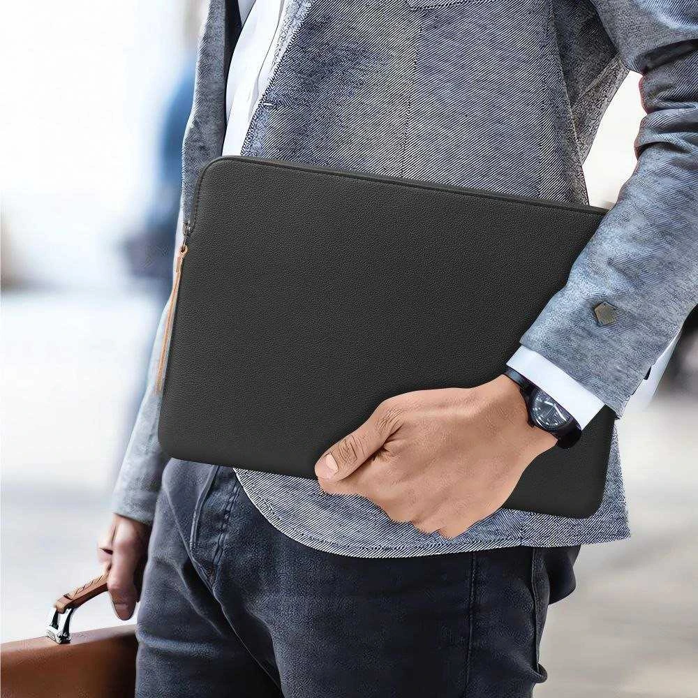 Tech-Protect Fleece Nešiojamas kompiuteris Bag 15-16 - Juodas