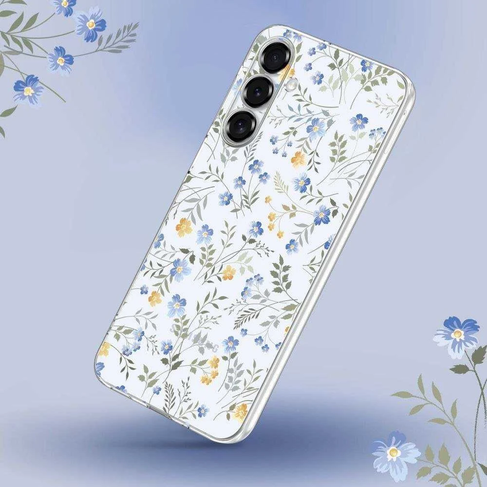 Dėklas Tech-Protect FlexAir Samsung Galaxy S25 – gėlytės
