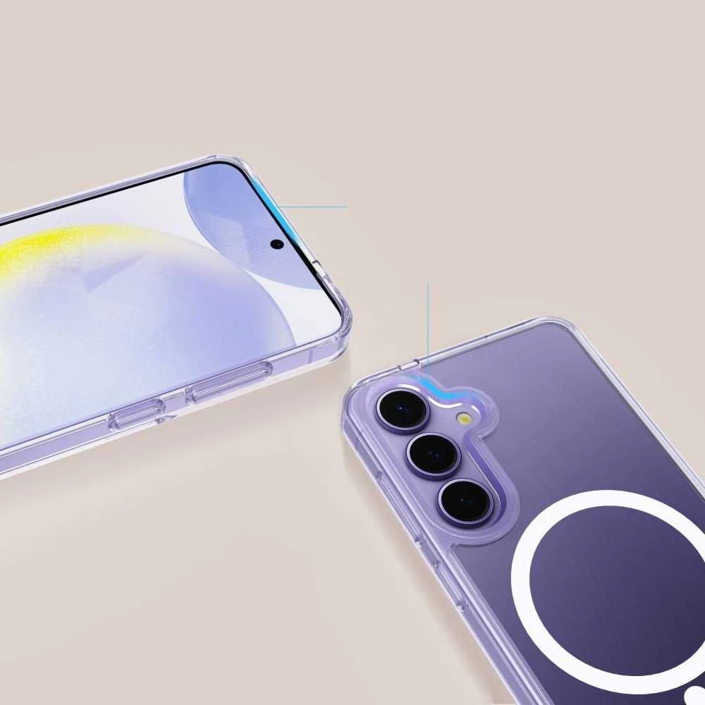 Dėklas Tech-Protect Flexair Hybrid Magsafe do Galaxy S25 permatomos