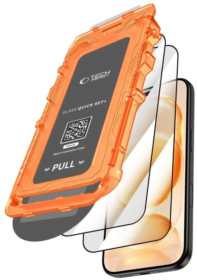 Tech-Protect Quick Set+ 2 vnt. grūdintas stiklas, skirtas iPhone 18 Pro Max / 17 Pro Max