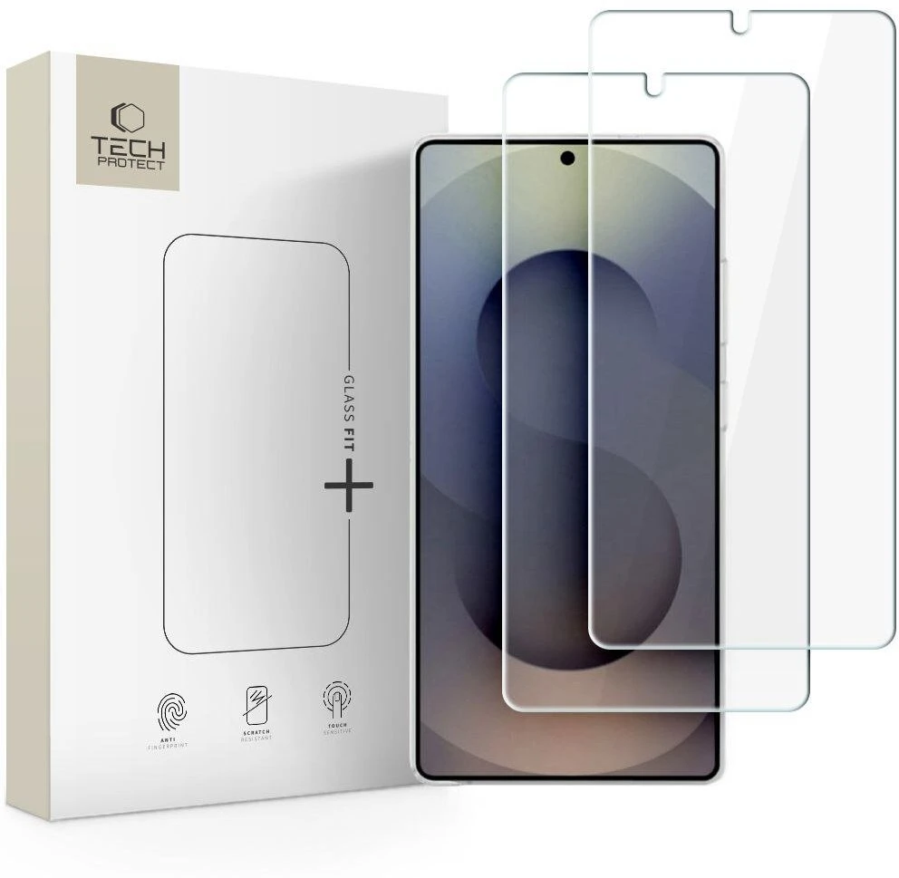 Grūdintas stiklas Tech-Protect GLASS FIT+ 2-PACK GALAXY S26 ULTRA CLEAR