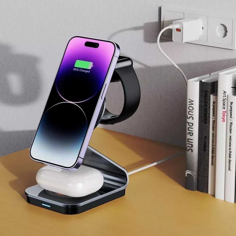 „Tech-Protect“ indukcinis įkroviklis 1x USB-A 1x USB-C 2 A (THP2187)