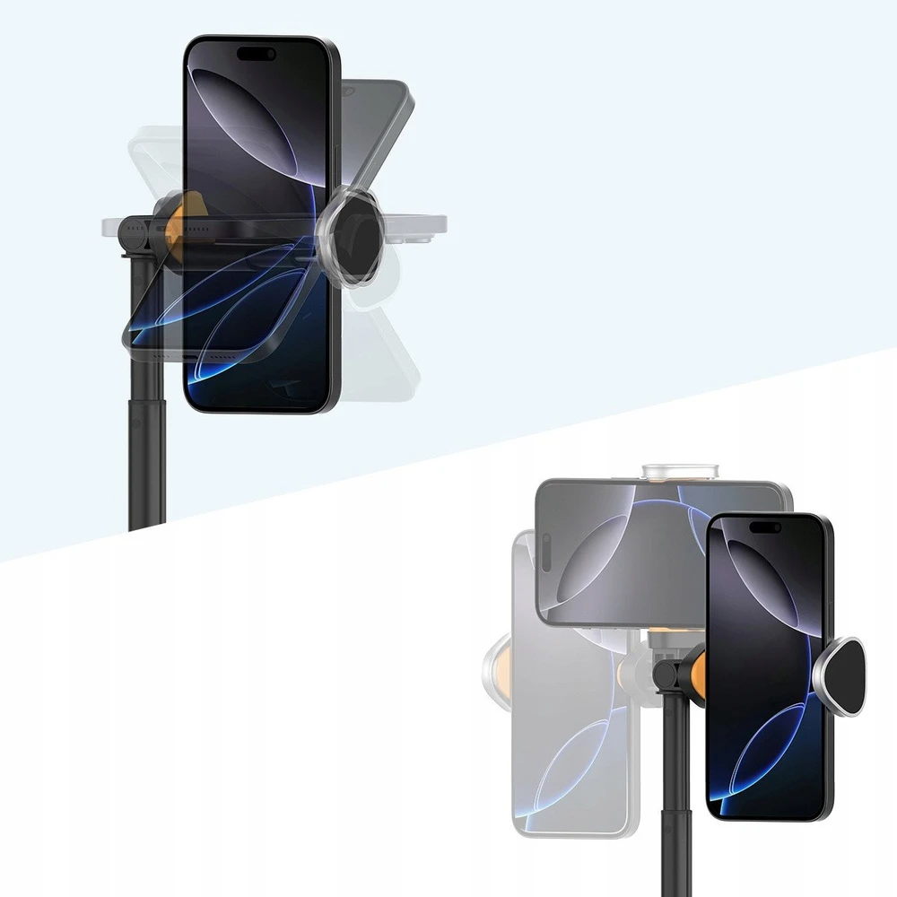 Asmenukių lazda Tech-Protect L09S su trikoju - Juodas