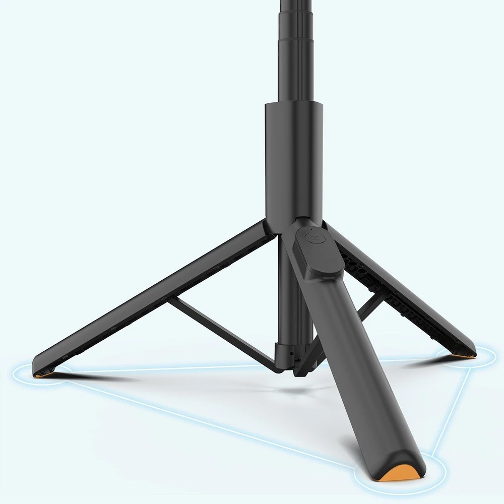 Asmenukių lazda Tech-Protect L09S su trikoju - Juodas