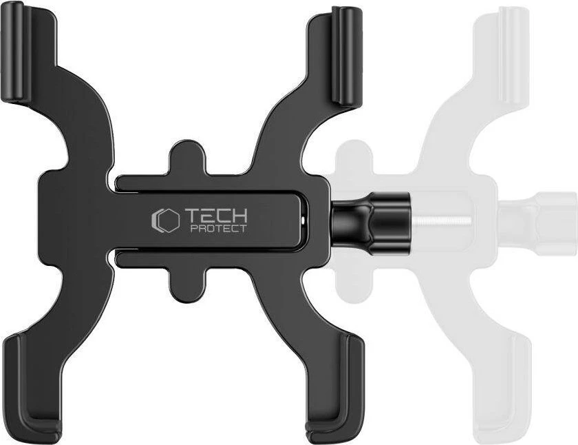 Tech-Protect V3 telefono laikiklis dviračiui on the handlebar – juodos spalvos