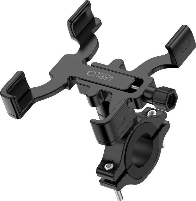 Tech-Protect V3 telefono laikiklis dviračiui on the handlebar – juodos spalvos