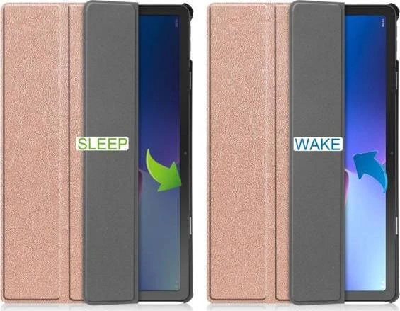 Tech-Protect SmartCase Lenovo Tab M10 Plus ((3-osios kartos).) 10.6" TB-125 / TB-128 - dėklas planšetiniam kompiuteriui rožinės spalvos