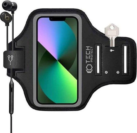 Spigen A703 Dyanmic Shield ArmBand dėklas juodos spalvos
