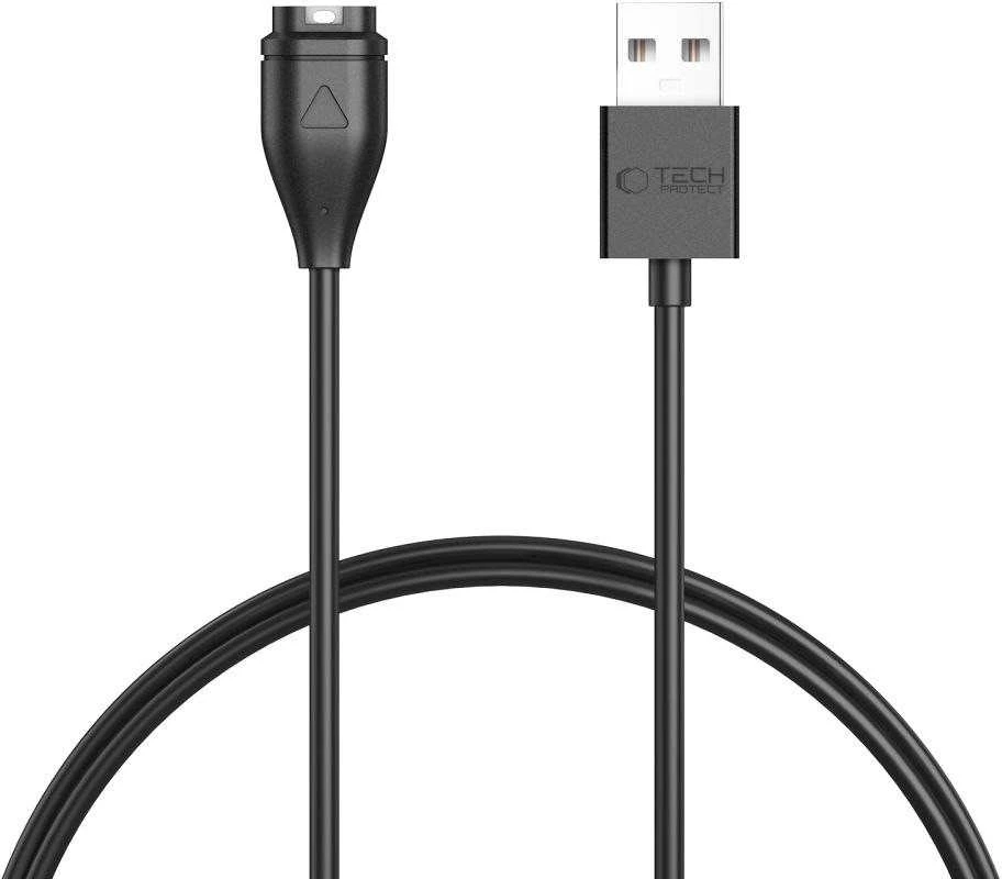 Tech-Protect MC04 UltraBoost USB-A kabelis skirtas Garmin Watch 1m – juodos spalvos