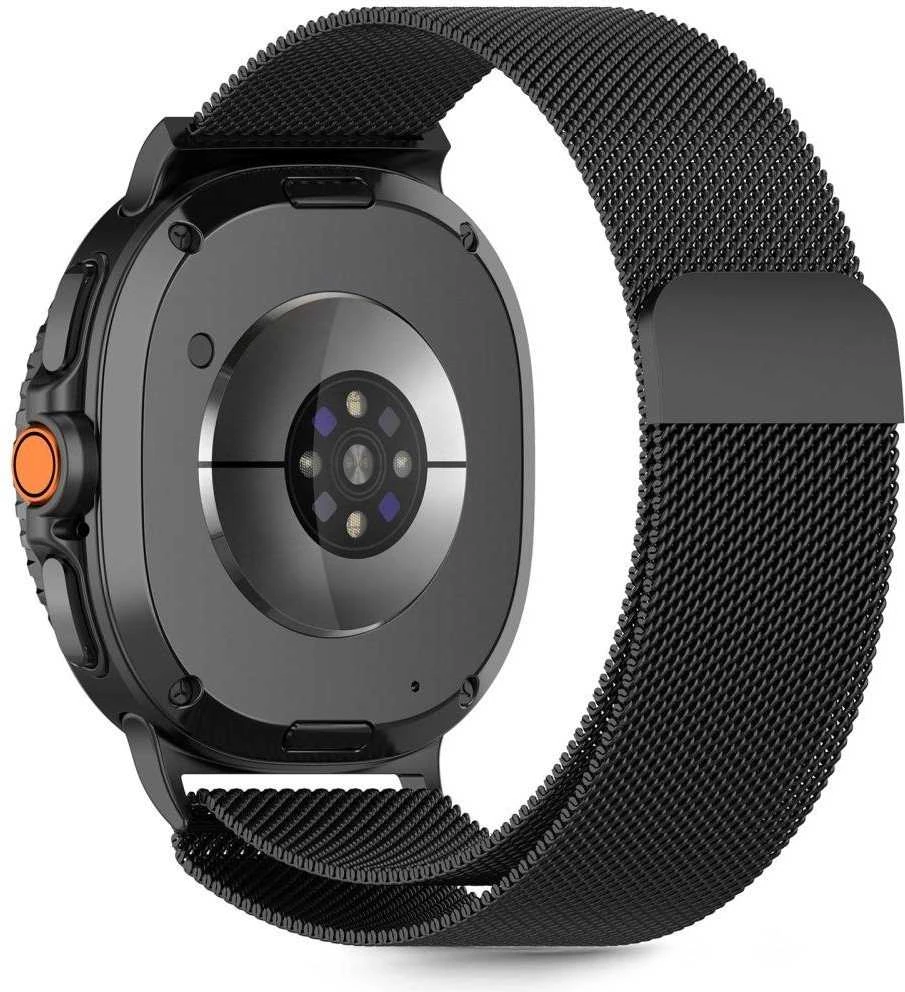 Tech-Protect MilaneseBand skirta Samsung Galaxy Watch 40/44/46 mm – juodos spalvos