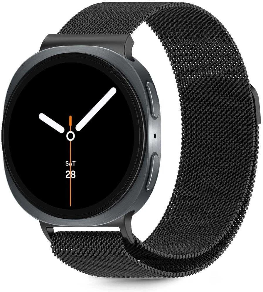Tech-Protect MilaneseBand skirta Samsung Galaxy Watch 40/44/46 mm – juodos spalvos