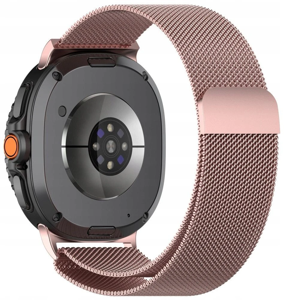 Tech-Protect Stainless Steel apyrankė skirta Samsung Galaxy Watch 40/44/46 mm – rožinės spalvos