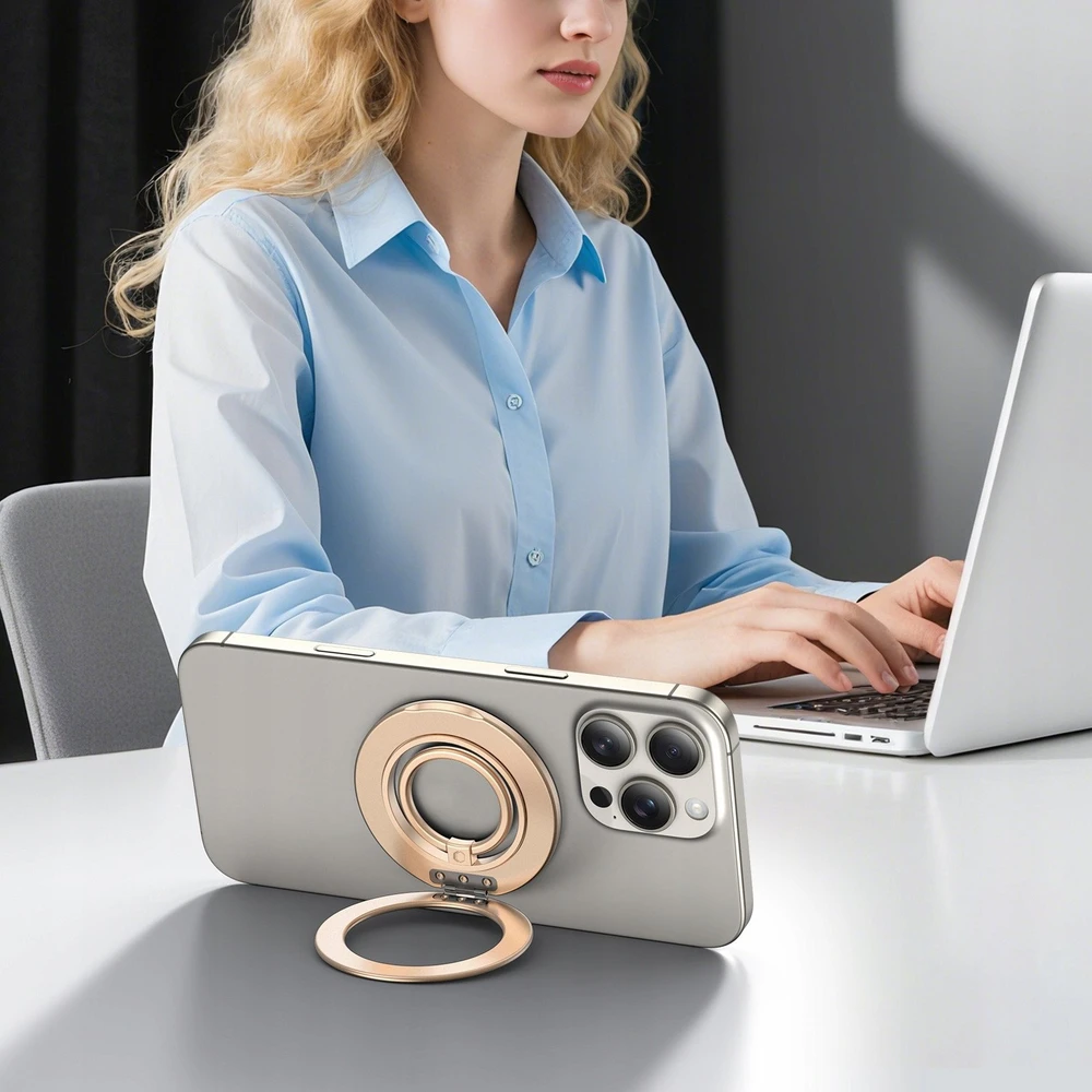 „Tech-Protect MMR600 Magsafe“ telefono žiedo laikiklis – auksinis
