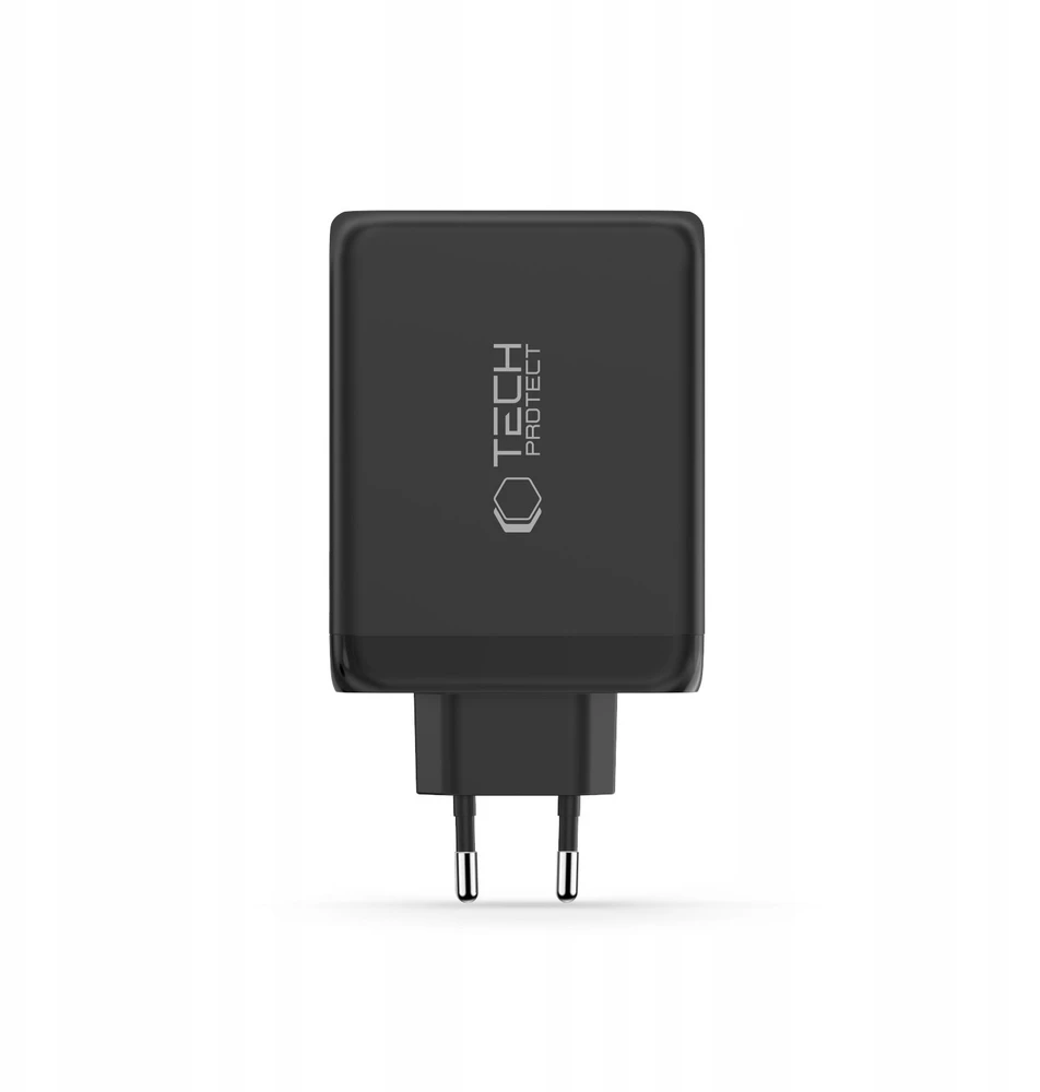 Tech-Protect NC200W-GAN 4-port laidinis įkroviklis PD 200W / QC3.0 juodos spalvos