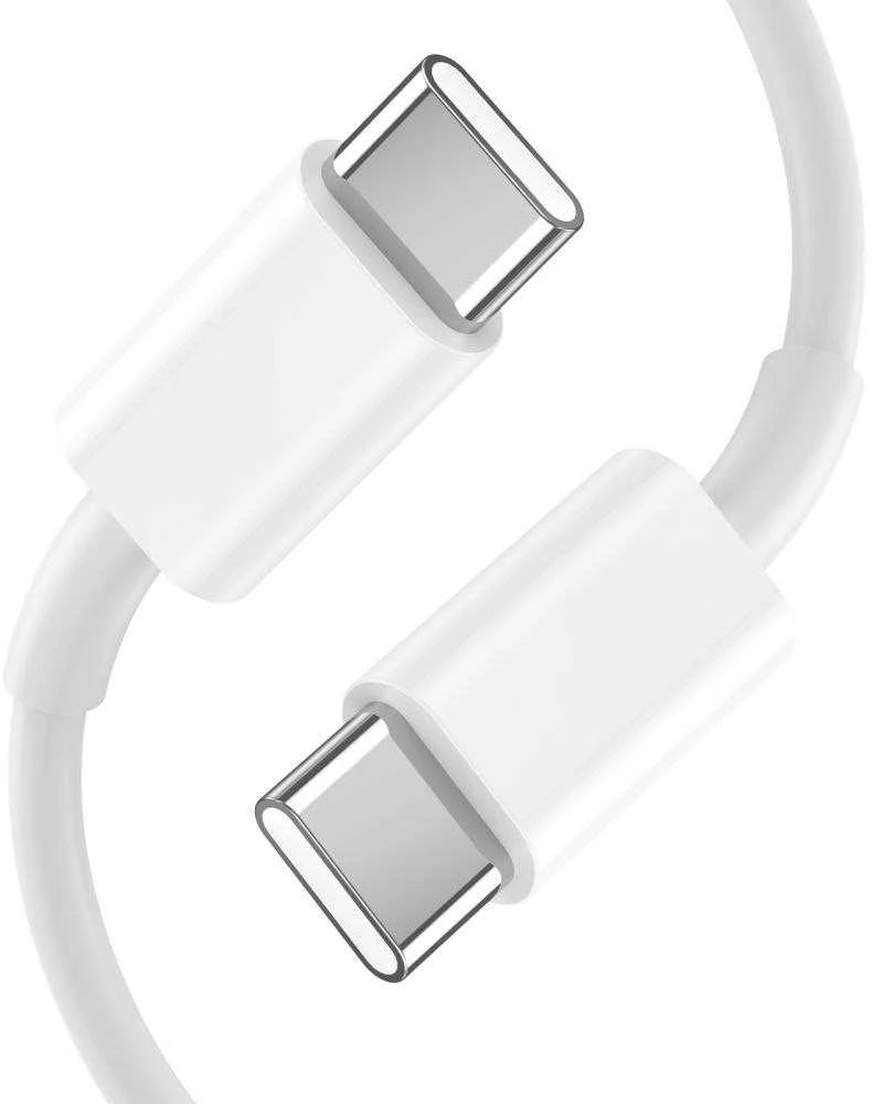 Tech-Protect NCA20 PD 20W QC3.0 USB-A / USB-C sieninis įkroviklis + USB-C / USB-C laidas 100 cm - Baltas