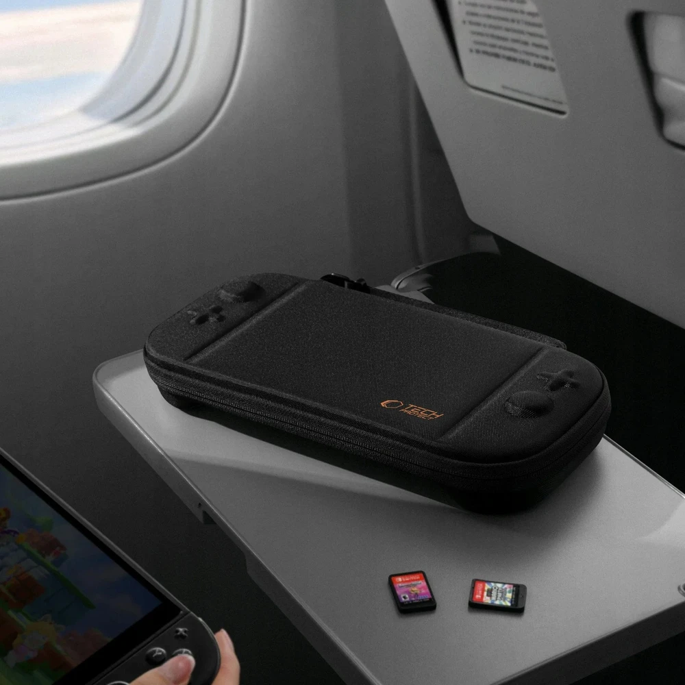 „Tech-Protect“ plonas dėklas, skirtas „Nintendo Switch 2“ - Juodas