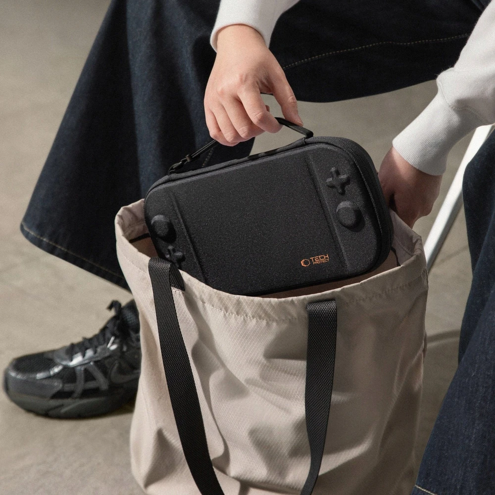 „Tech-Protect“ plonas dėklas, skirtas „Nintendo Switch 2“ - Juodas
