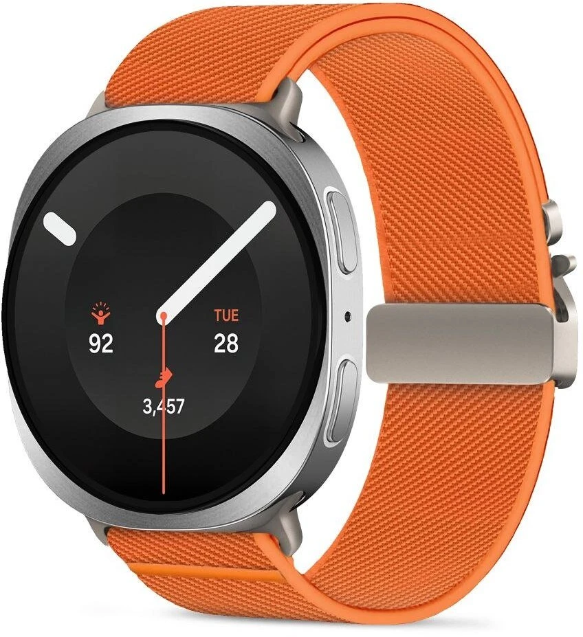TECH-PROTECT NYLON CLASP SAMSUNG GALAXY WATCH 8 / 9 / CLASSIC (40 / 44 / 46 MM) ORANŽINIS